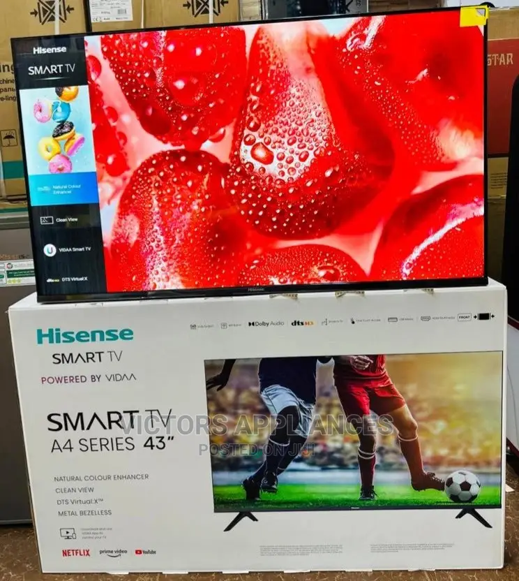Hisense 43inches Frameless Smart Tv