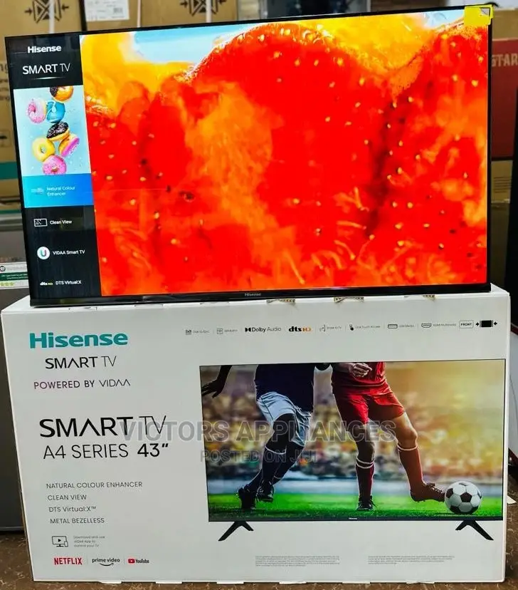 Hisense 43inches Frameless Smart Tv