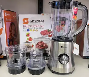 3 in 1 Blender 1.5L Jar, Chopper, Grinder