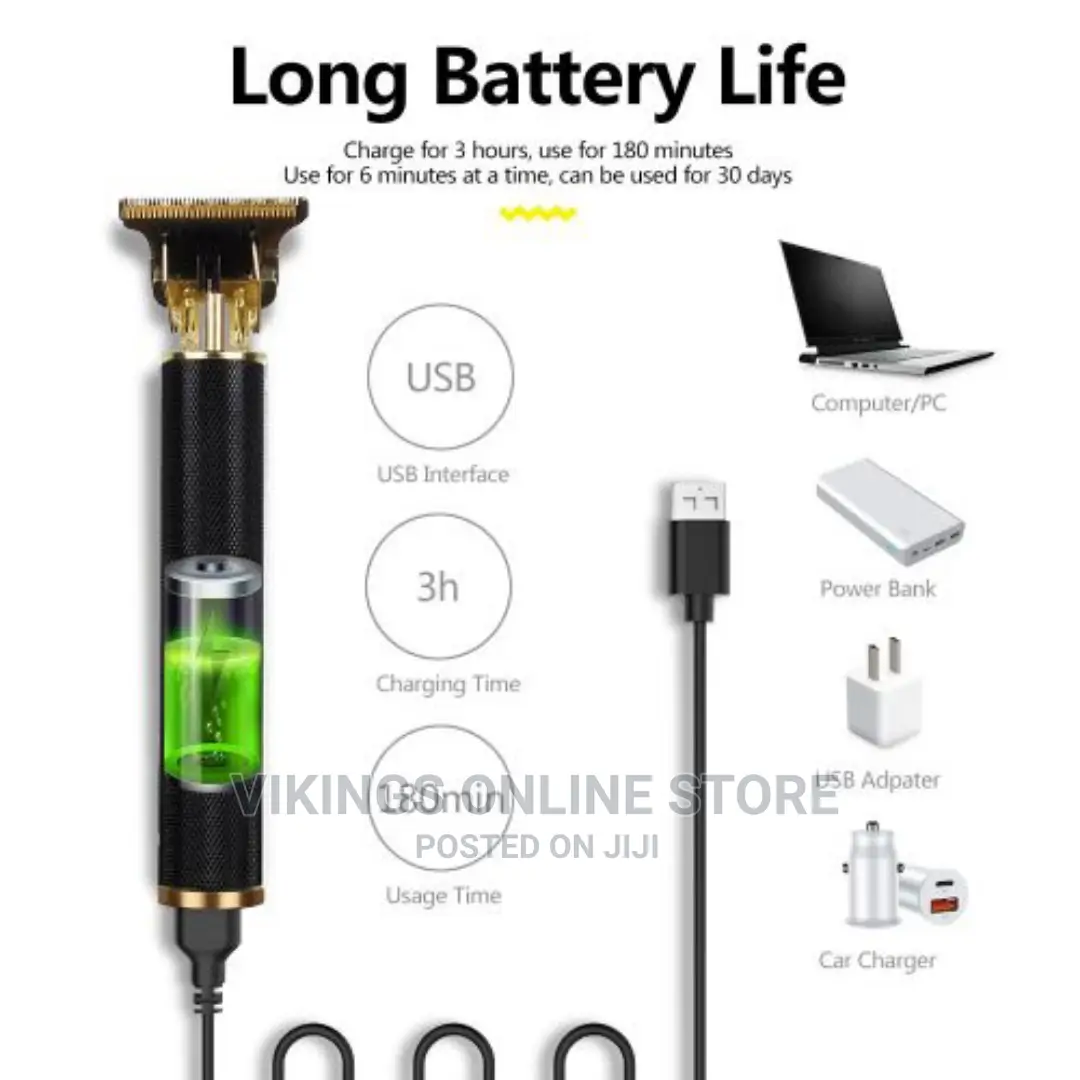 Electric Hair Clipper/Shaver - USB Charged.