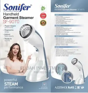 Sonifer Handheld Portable Garnet Steamer