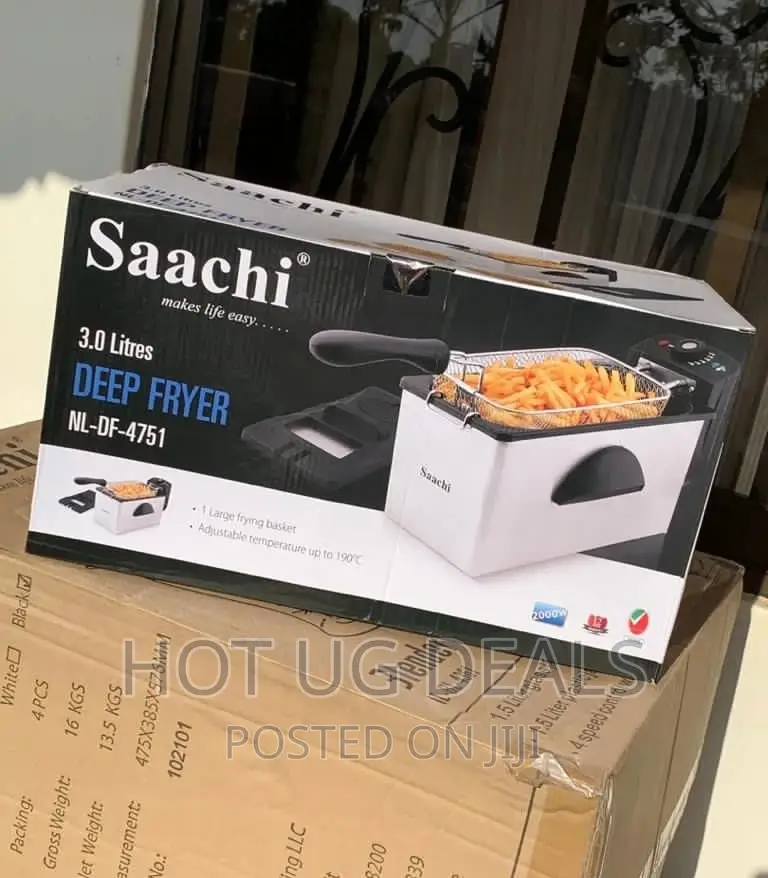 3l Saachi Original Deep Fryer - Silver