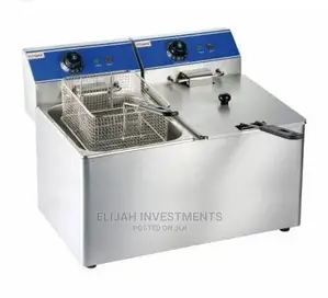 12L Hoffmans Double Deep Fryer