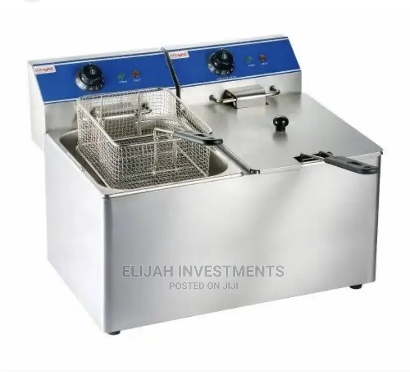 12L Hoffmans Double Deep Fryer