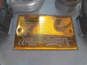 Submersible Water Pump Head : 35m
