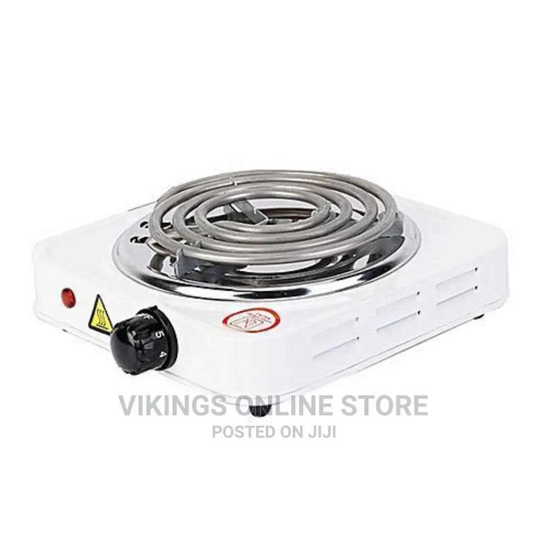 Single Electric Hot Plate - White