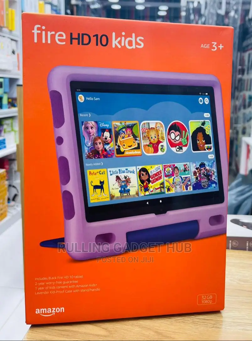 New Amazon Fire HD 10 Kids Pro 64 GB Black
