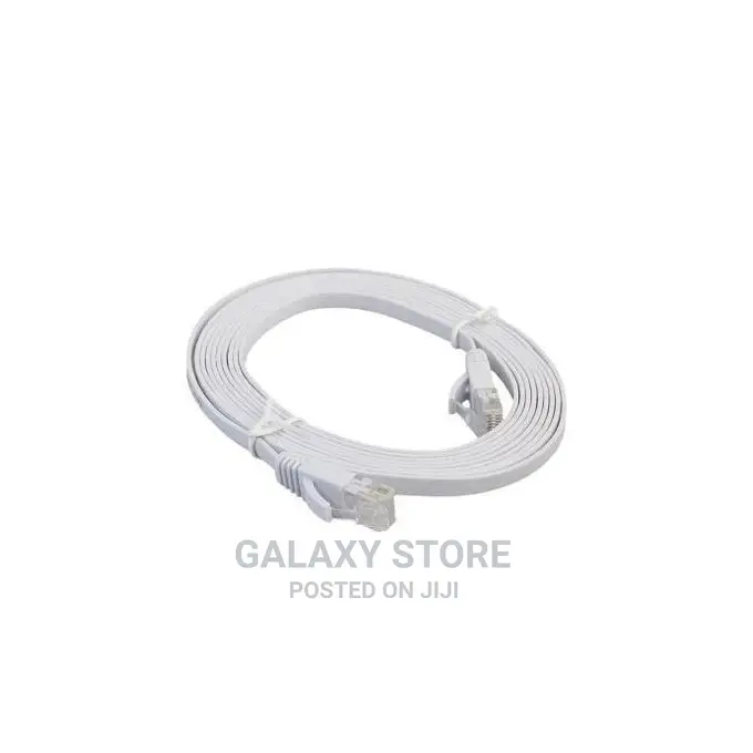 2m Lan Ethernet Cable High Speed Cat6e Flat for Network