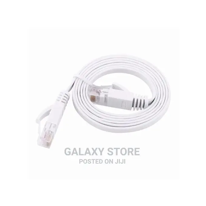 2m Lan Ethernet Cable High Speed Cat6e Flat for Network