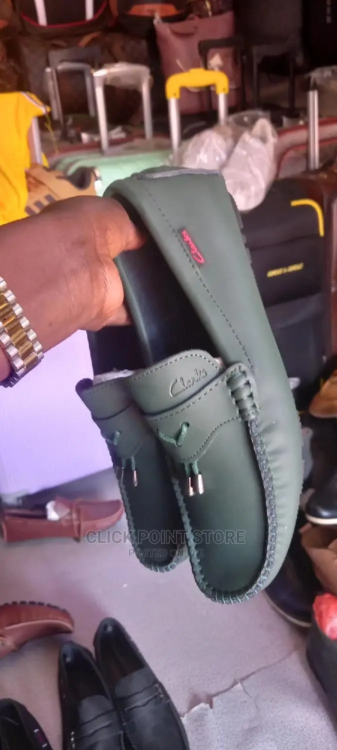 Clarks Moccasins / Green Moccasins