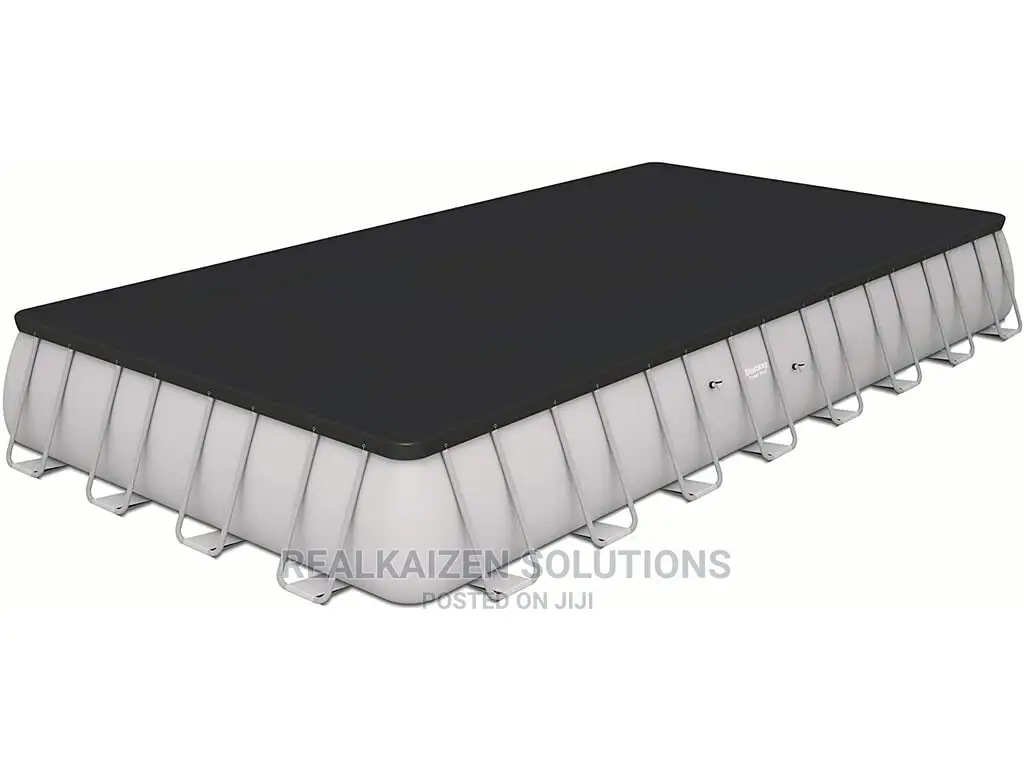 BESTWAY Power Steel Rectangular Swimming Pool 9.56x4.88M
