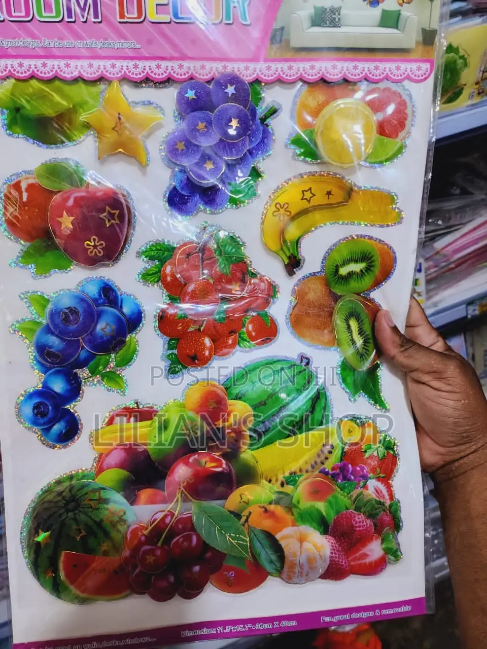 Fruits Room Decor Stickers