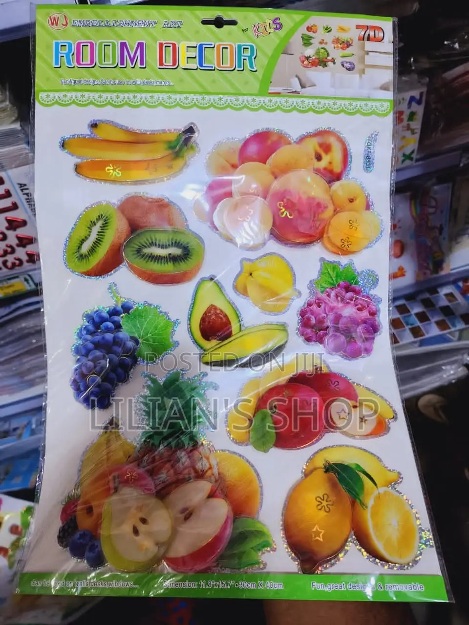 Fruits Room Decor Stickers
