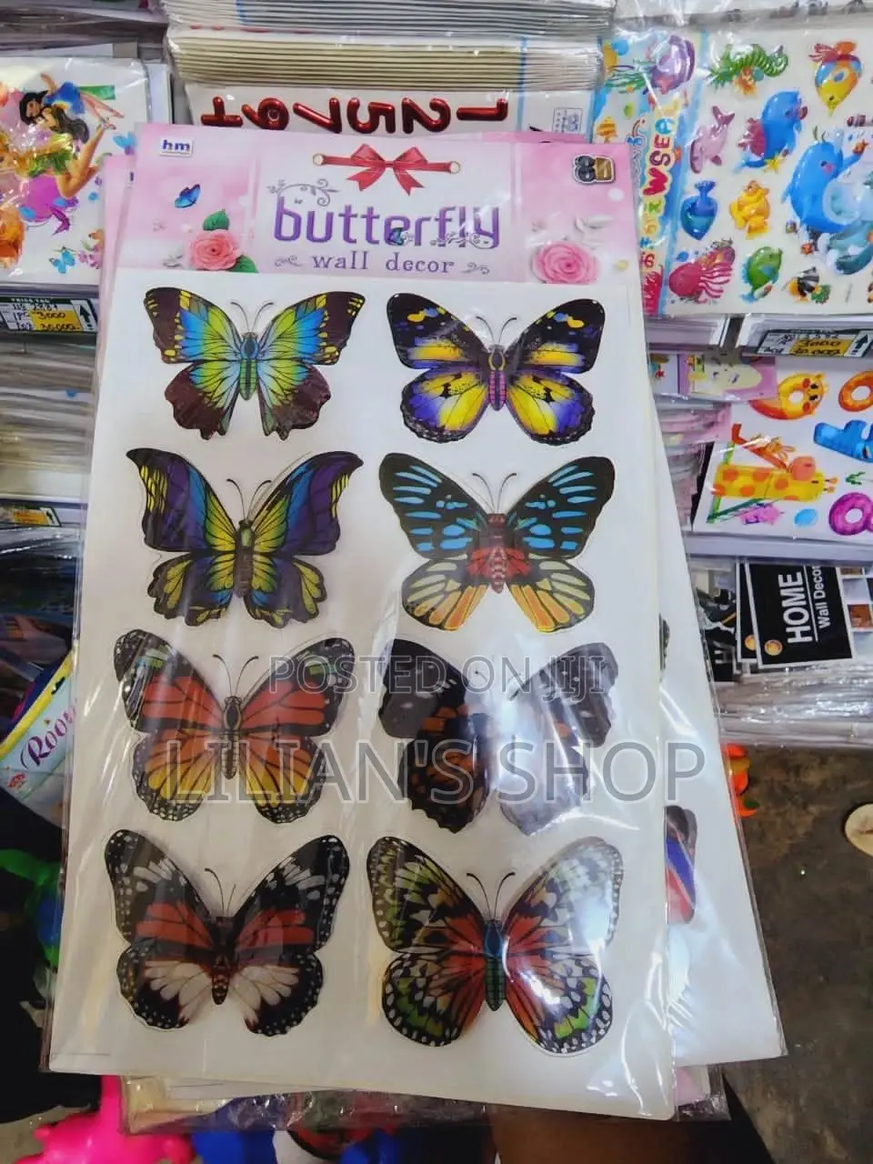 Butterfly Wall Decor 3d