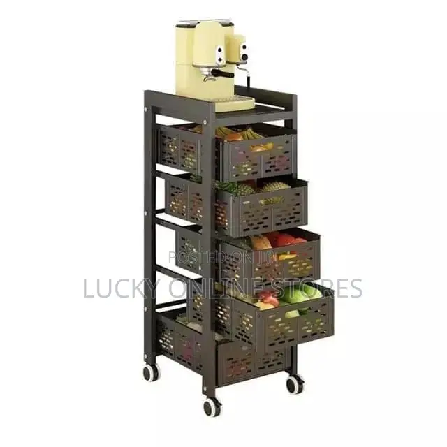Vegetable Movable Kitchen Rack