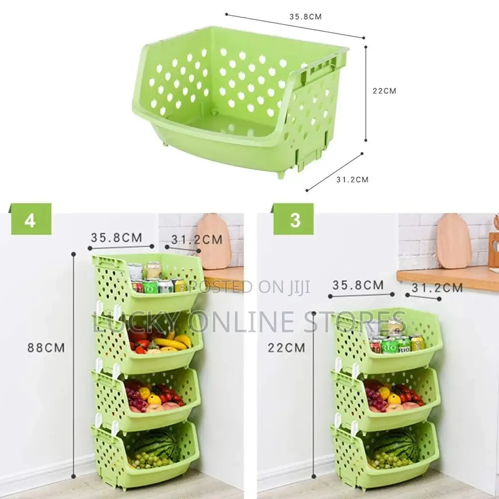 Kitchen Multifunctional Stackable Basket