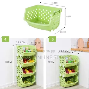 Kitchen Multifunctional Stackable Basket