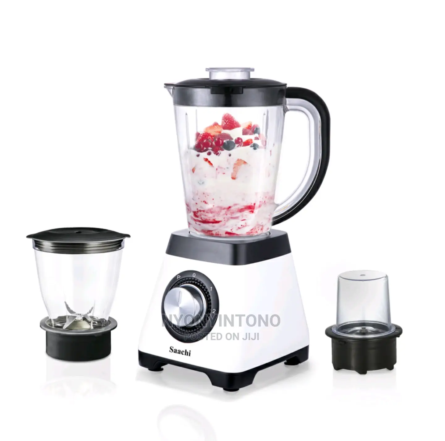 Saachi 3in1 Blender Chopper Grinder 600wmotor 1yr Waranty