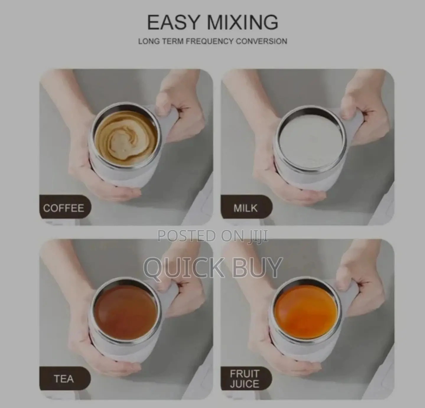 Automatic Self Stirring Mug Stainless Stee