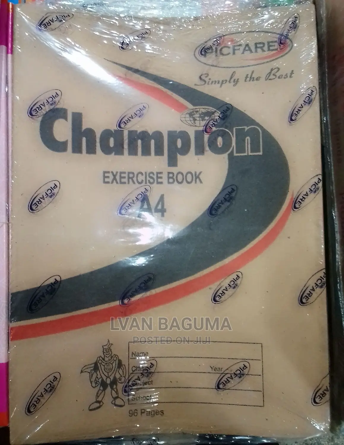 Champion Exercise Books 96 Pages Long - 12 PCS (Dozen)