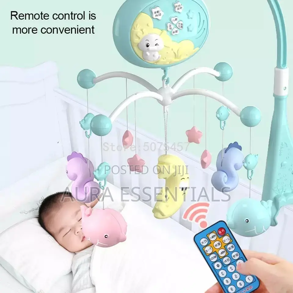 Baby Mobile Rattles Toys With Remote