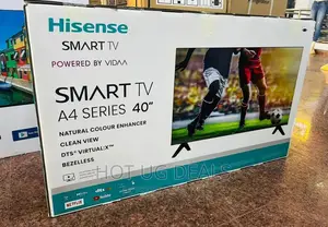 Hisense 40” Smart Andriod Framless Tv With Youtube Netflix