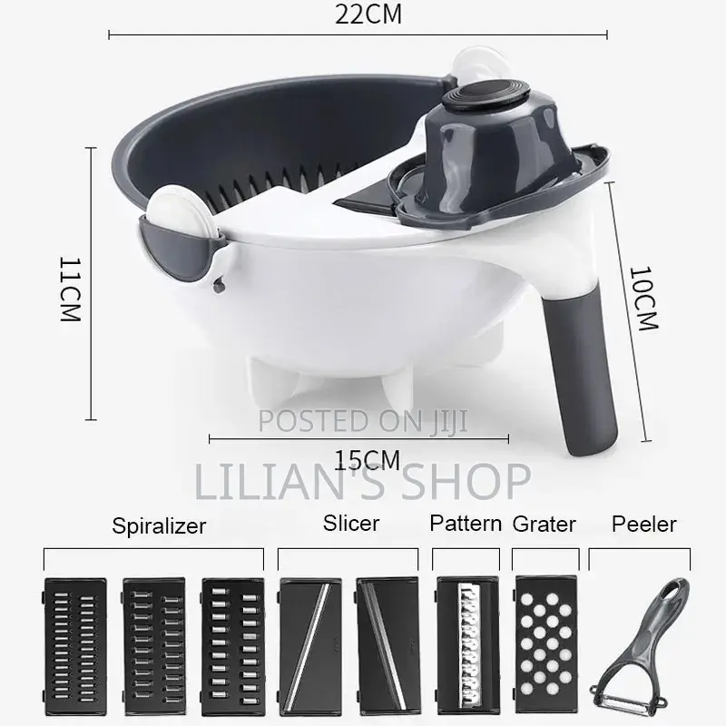 Multifunctional 2 in 1 Vegetable Slicer