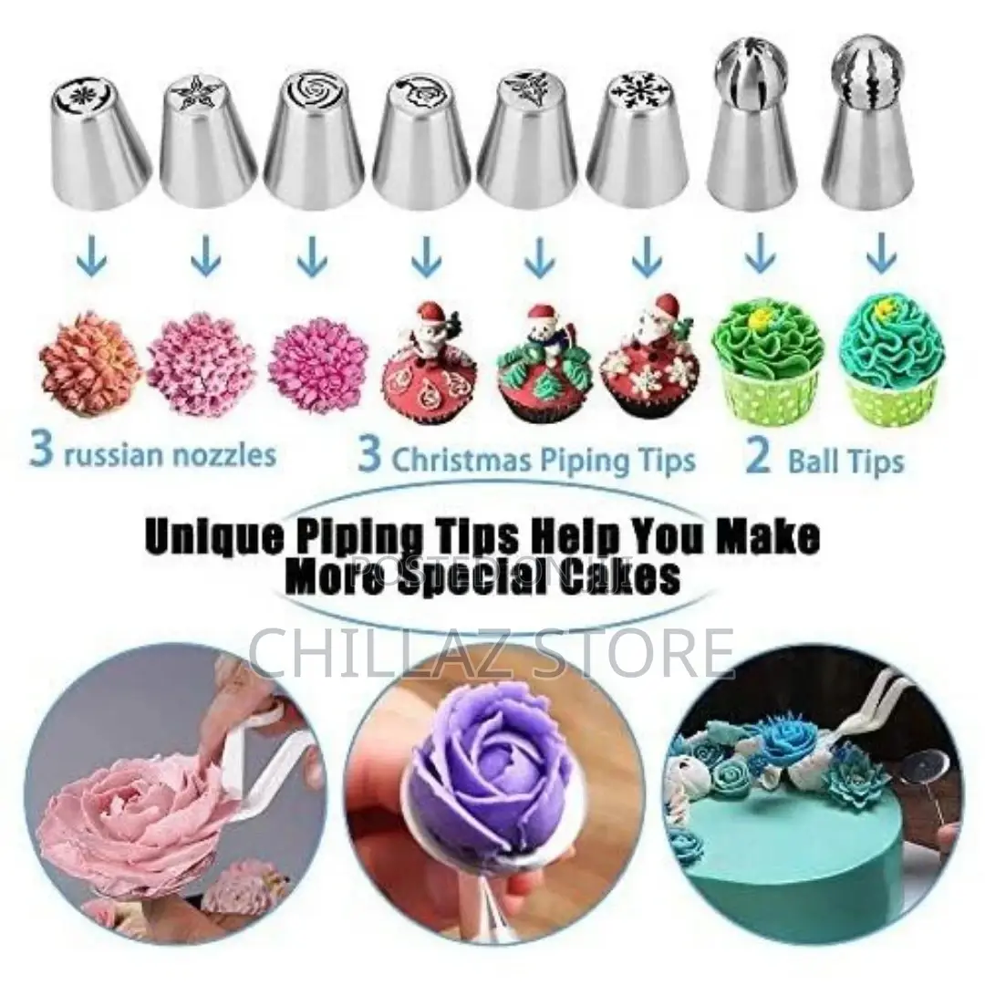24pcs Cake Decorating Nozzles