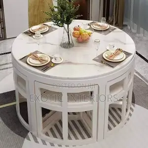 Dining Tables of 6seater With Marble Top Call