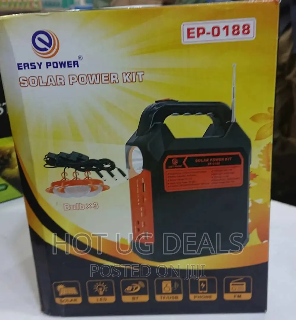 Solar Lighting System With Radio, Usb Port, Mp3 Player