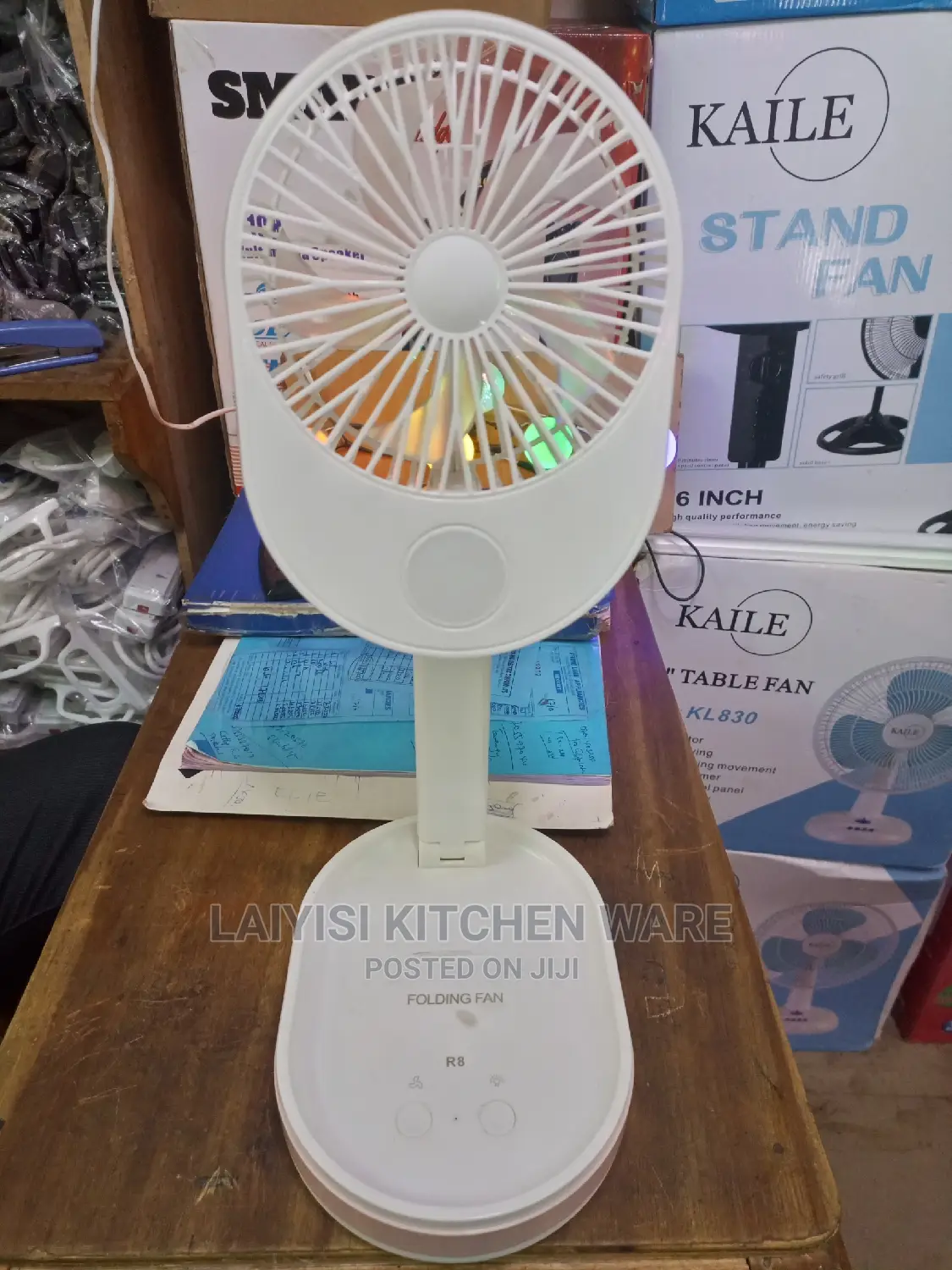 Electric Rechargeable 2 In1 Fan, Tourch High Speed Fan