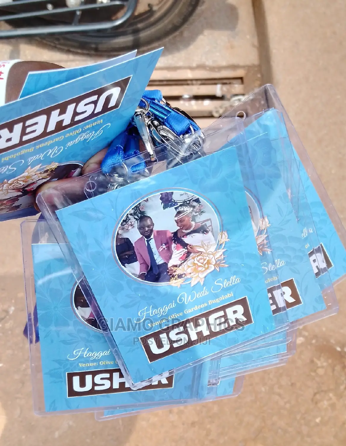 Usher | Official Neck Tags Blue