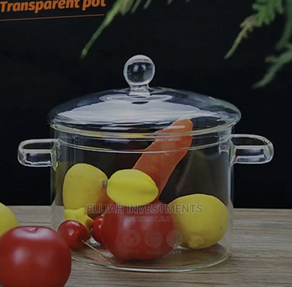 Glass Cooking Pot