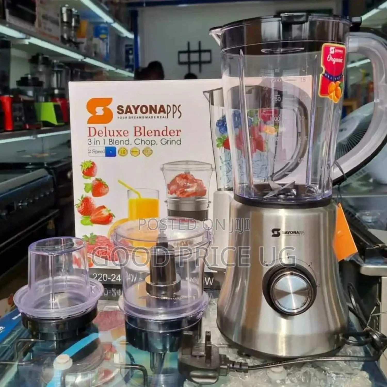 3 in 1 Sayona Deluxe Blender