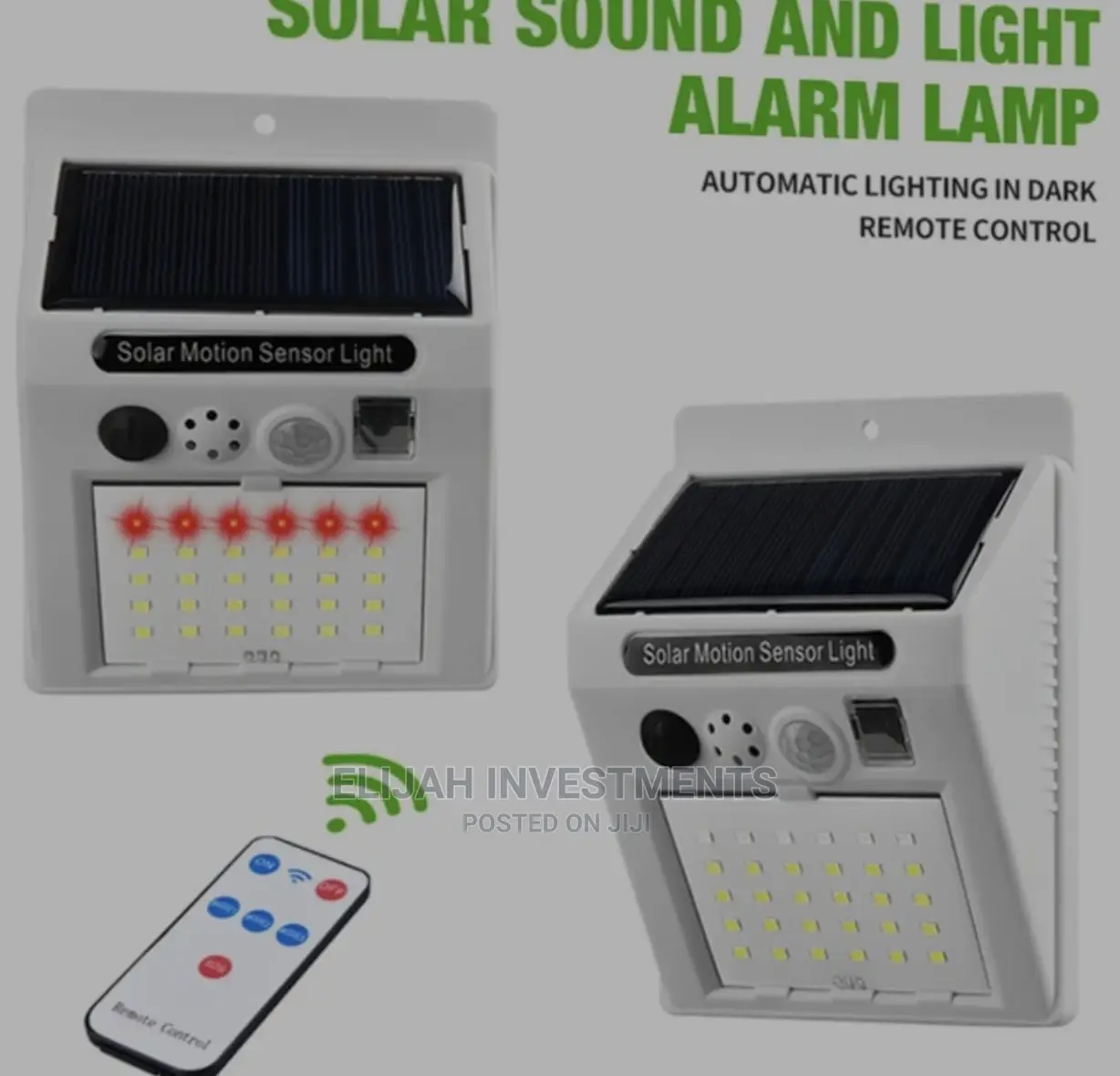 Solar Sound and Alarm Lamp