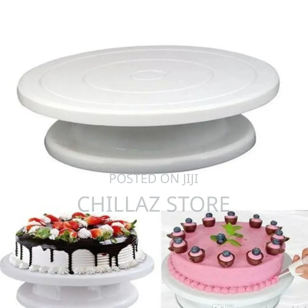 Plastic Cake Turntable Decorating Stand