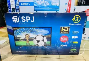 43inch Spj Digital  Frameless Tv With Free To Air