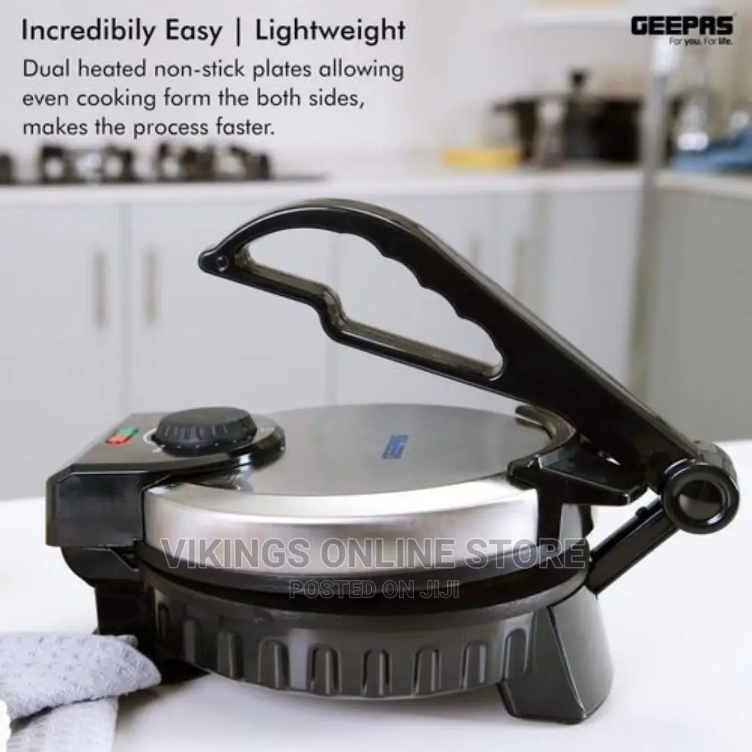 Geepas GCM5429 Non-Stick Chapathi Maker -