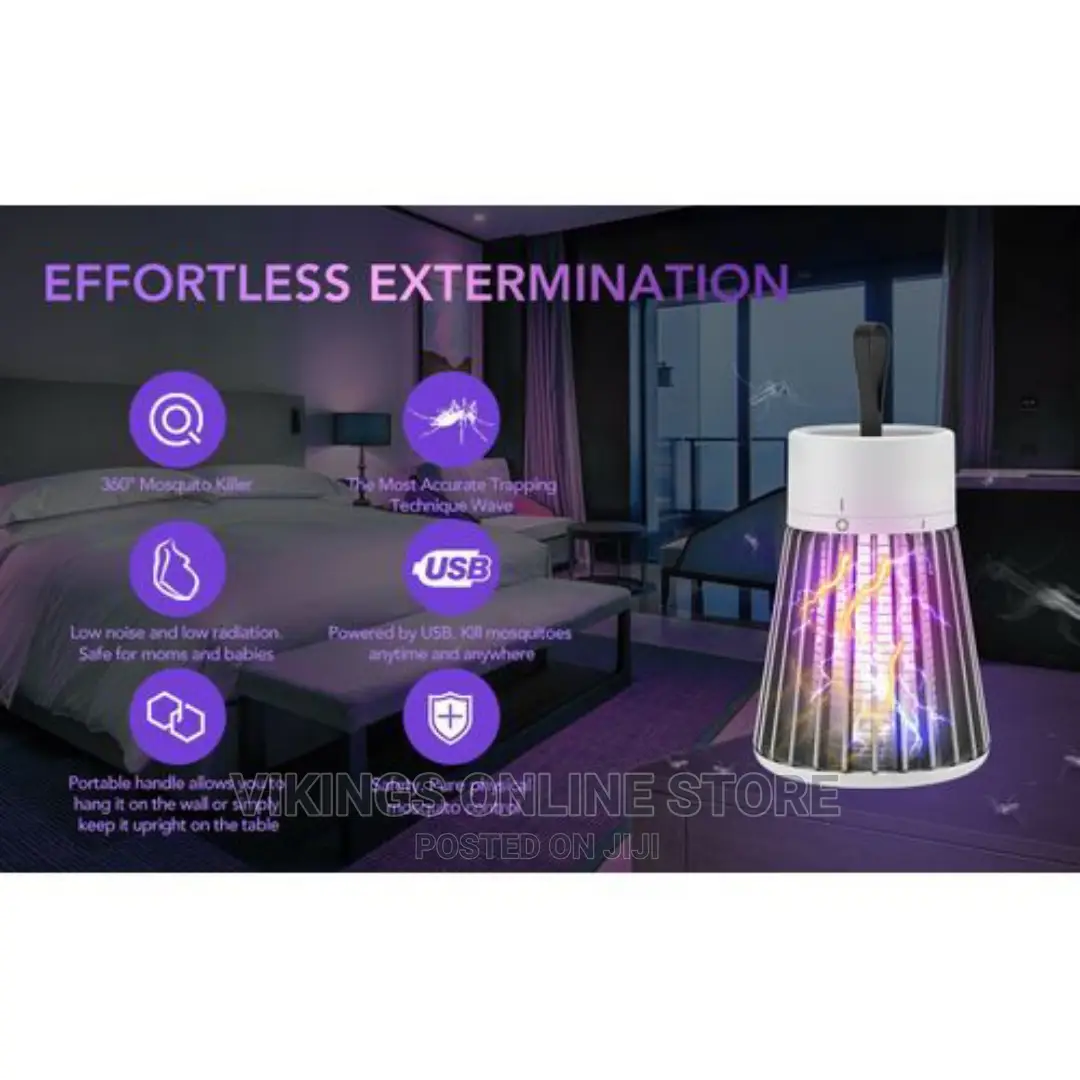 LED Mosquito Killer Trap Lamp Electric Shock Bug Zapper