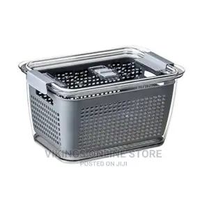 Food Storage Containers Drain Basket Fridge Storage Boxes