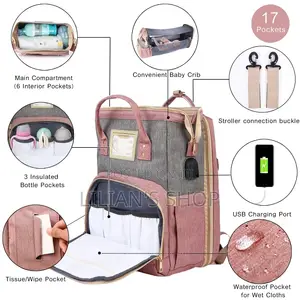 Multifunction Travel Diaper Back Pack Bag