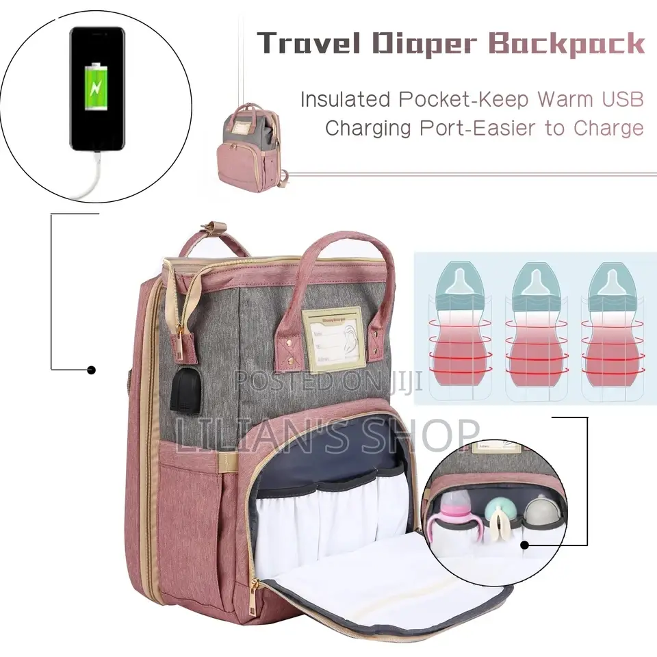 Multifunction Travel Diaper Back Pack Bag