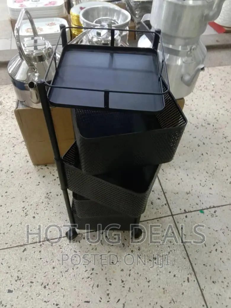 4 Tier Kitchen, Bedroom Storage Rack Basket Organiser