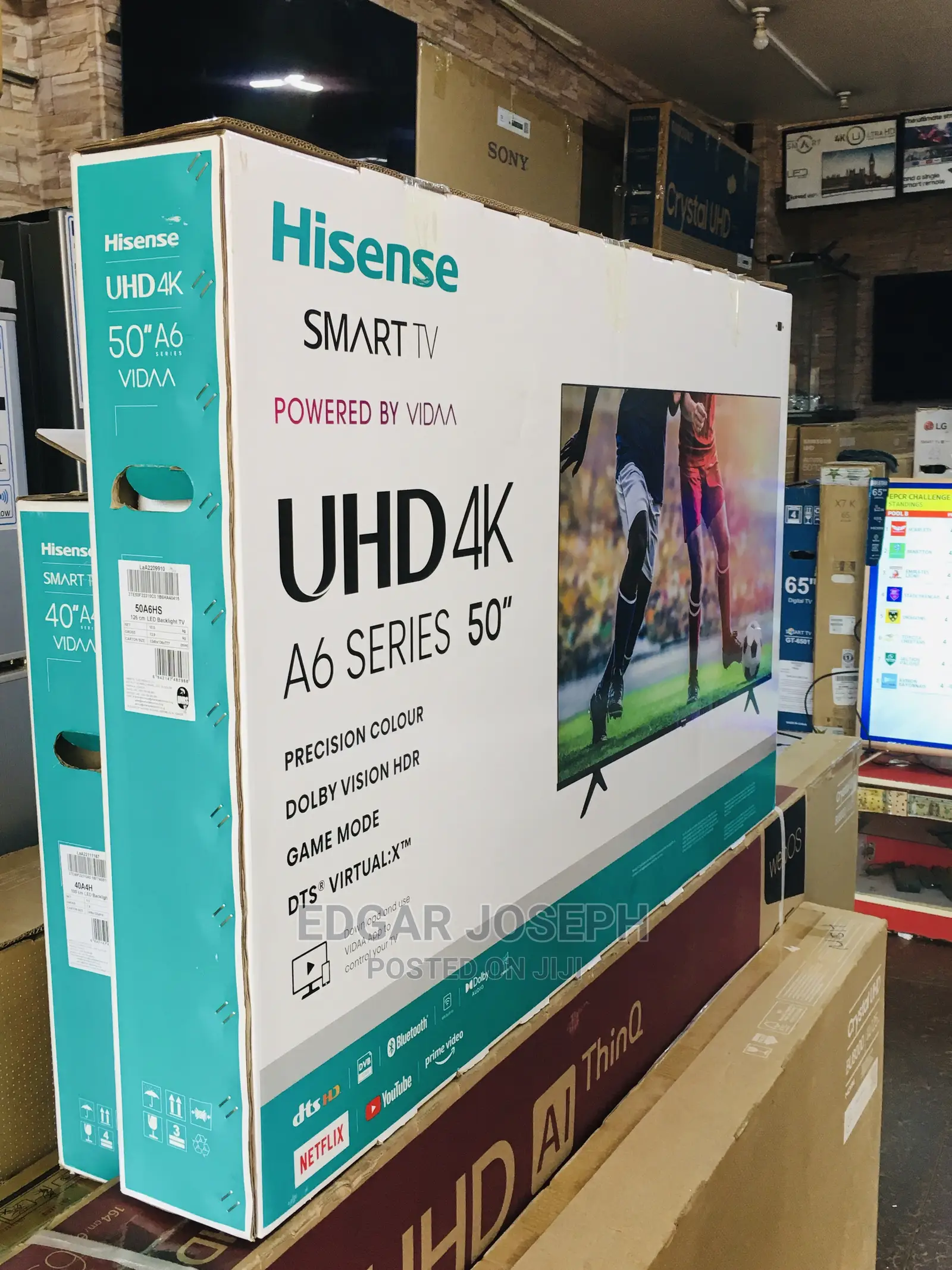 Hisense 50 Inches Smart Tv Brand New