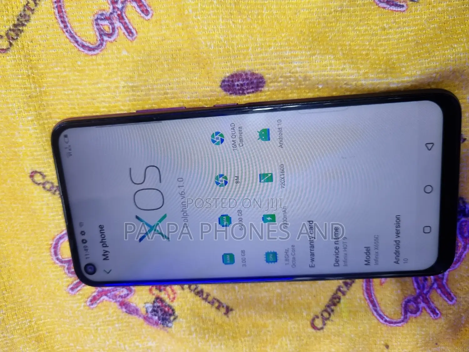 Infinix Hot 9 64 GB Purple