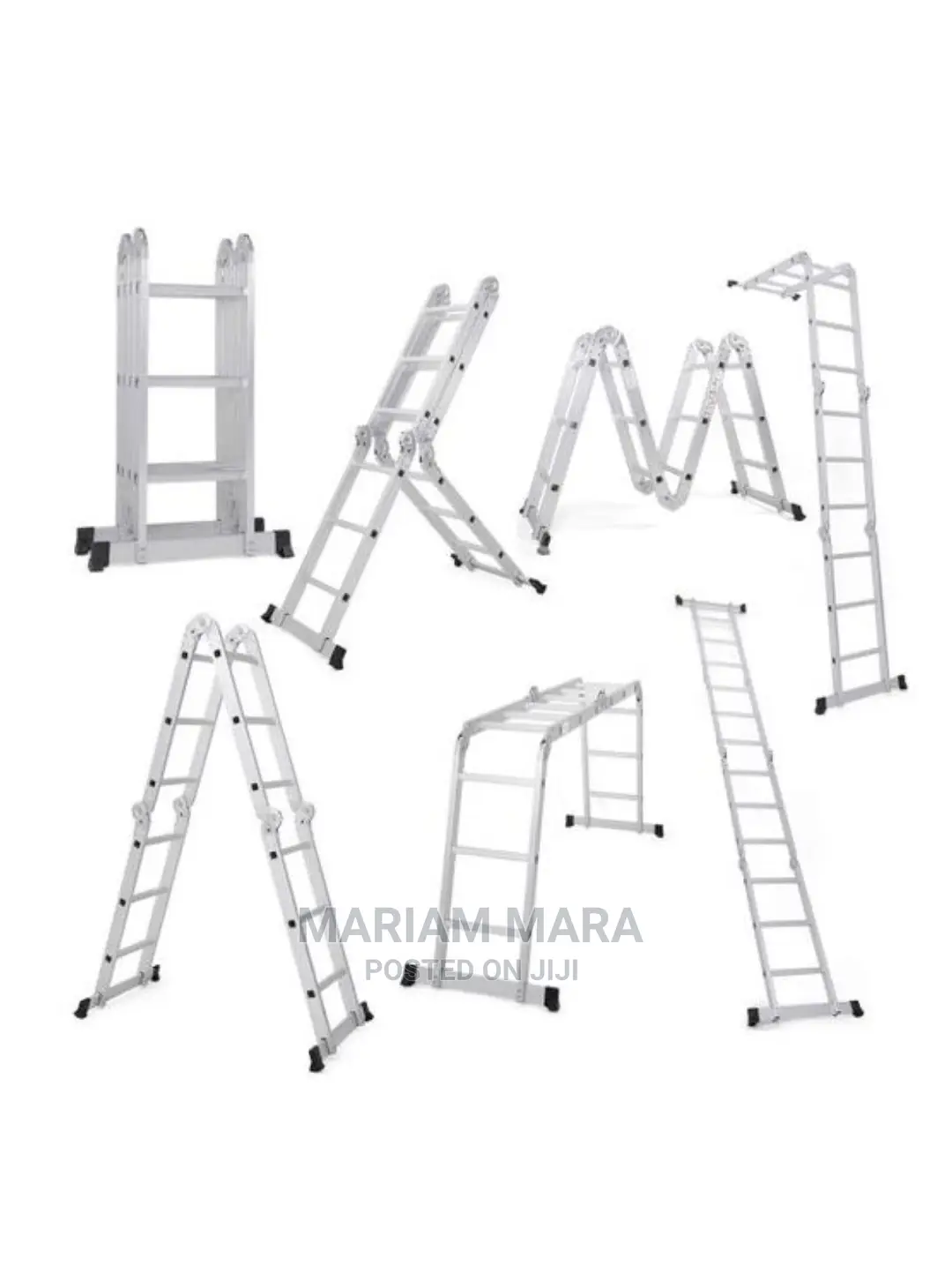 Aluminium Ladder 12 Steps (4×3)