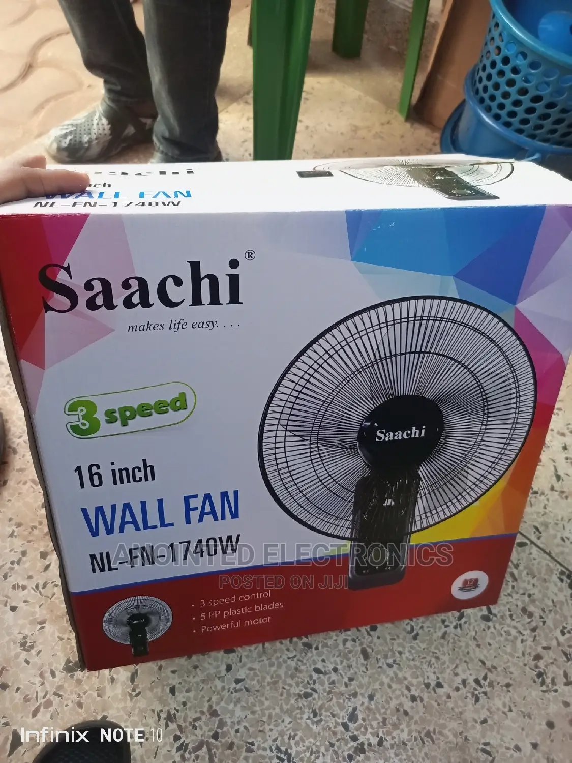 Wall Fan Black