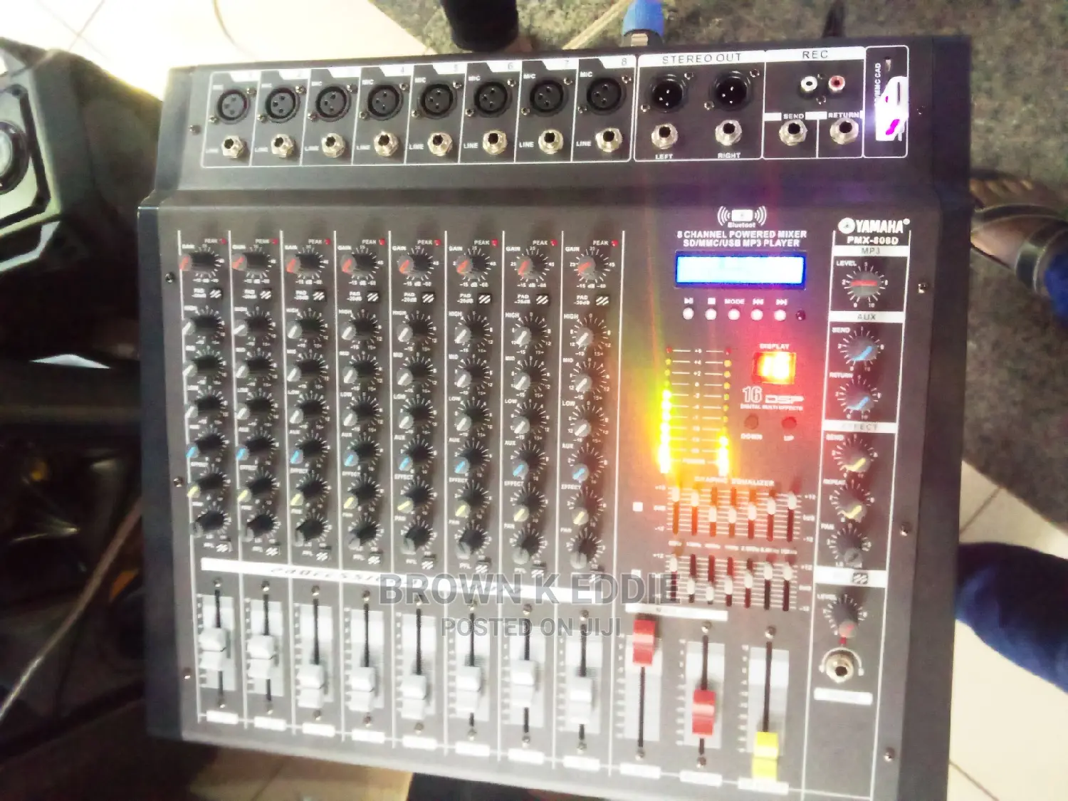 Original Yamaha 8cht Amp Mixer
