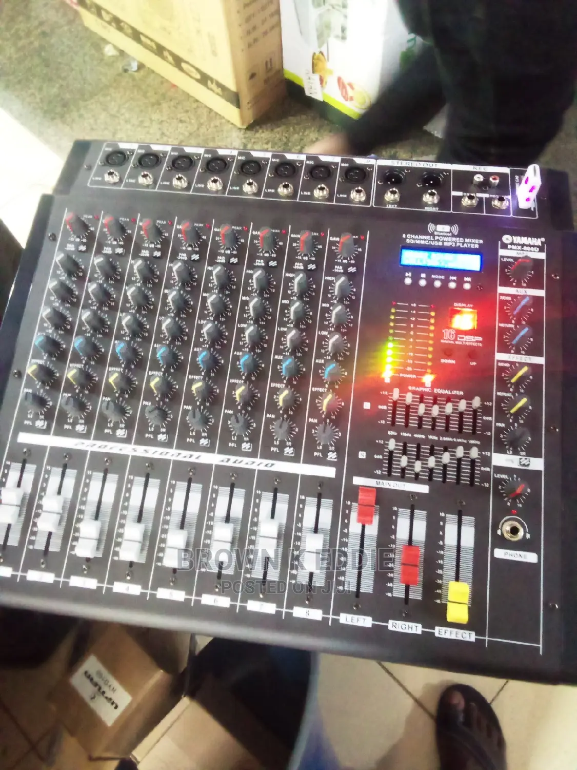 Original Yamaha 8cht Amp Mixer