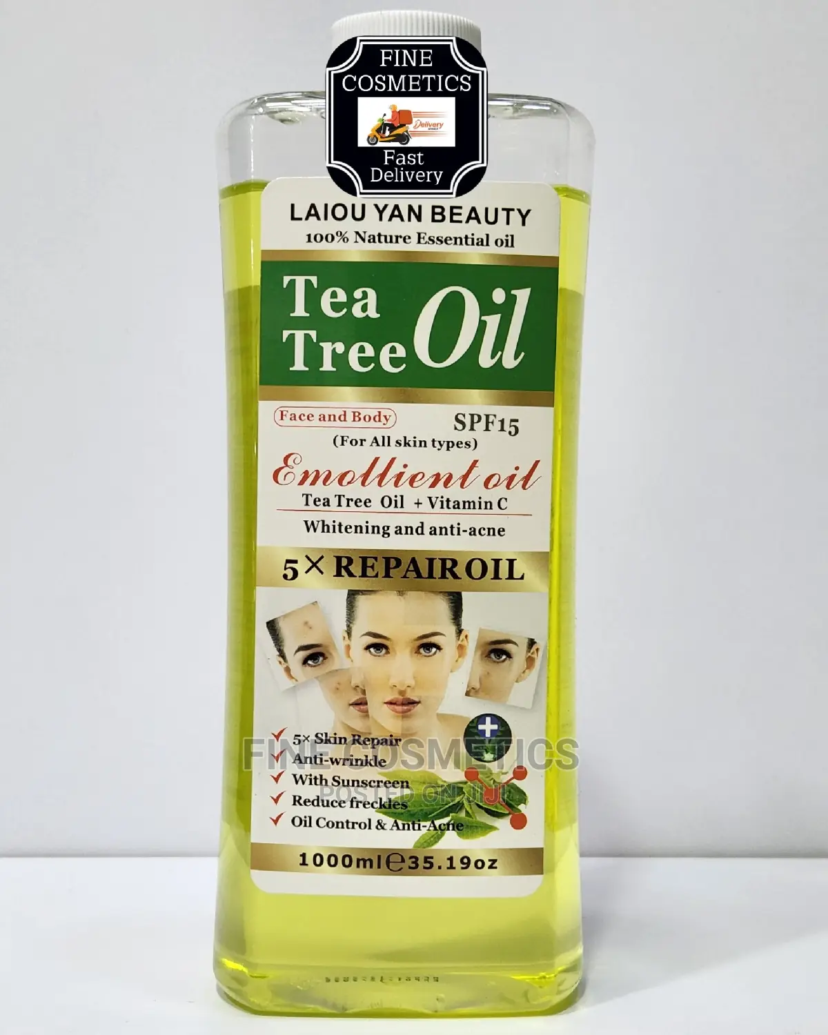 Tea Tree Oil 100% Natural Essential Whitening and Anti-Aging